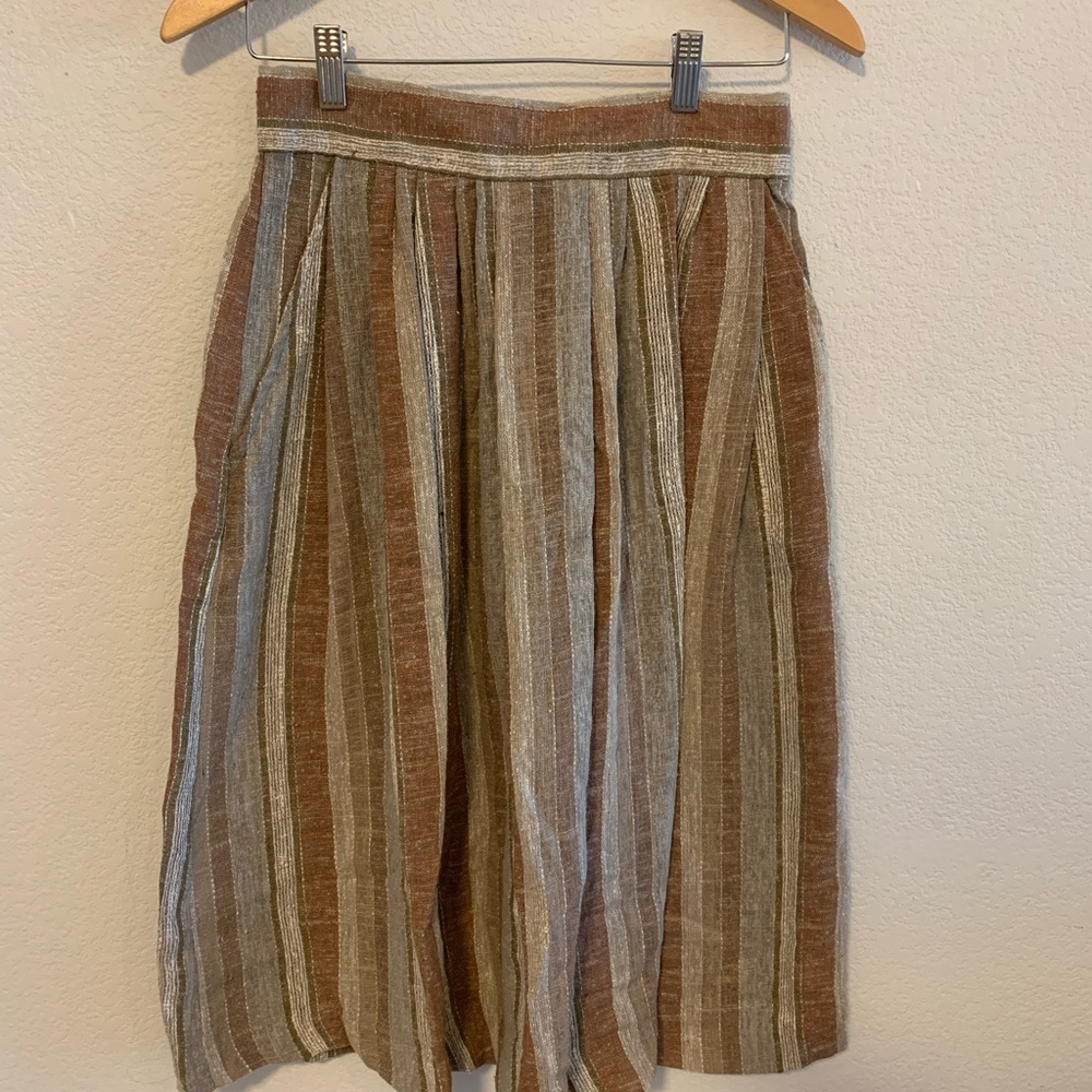 Stripes skirt no tag